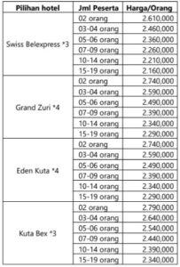 harga paket wisata bali 3 hari 2 malam adventure