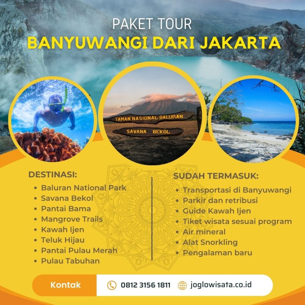 Paket Tour Banyuwangi dari Jakarta