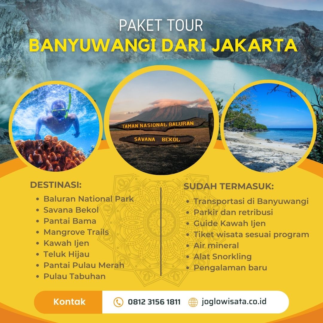 Paket Tour Banyuwangi dari Jakarta