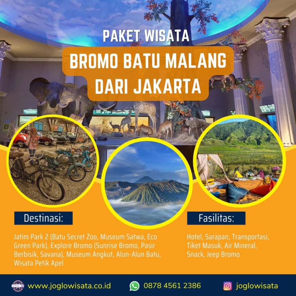Paket Wisata Bromo Batu Malang dari Jakarta