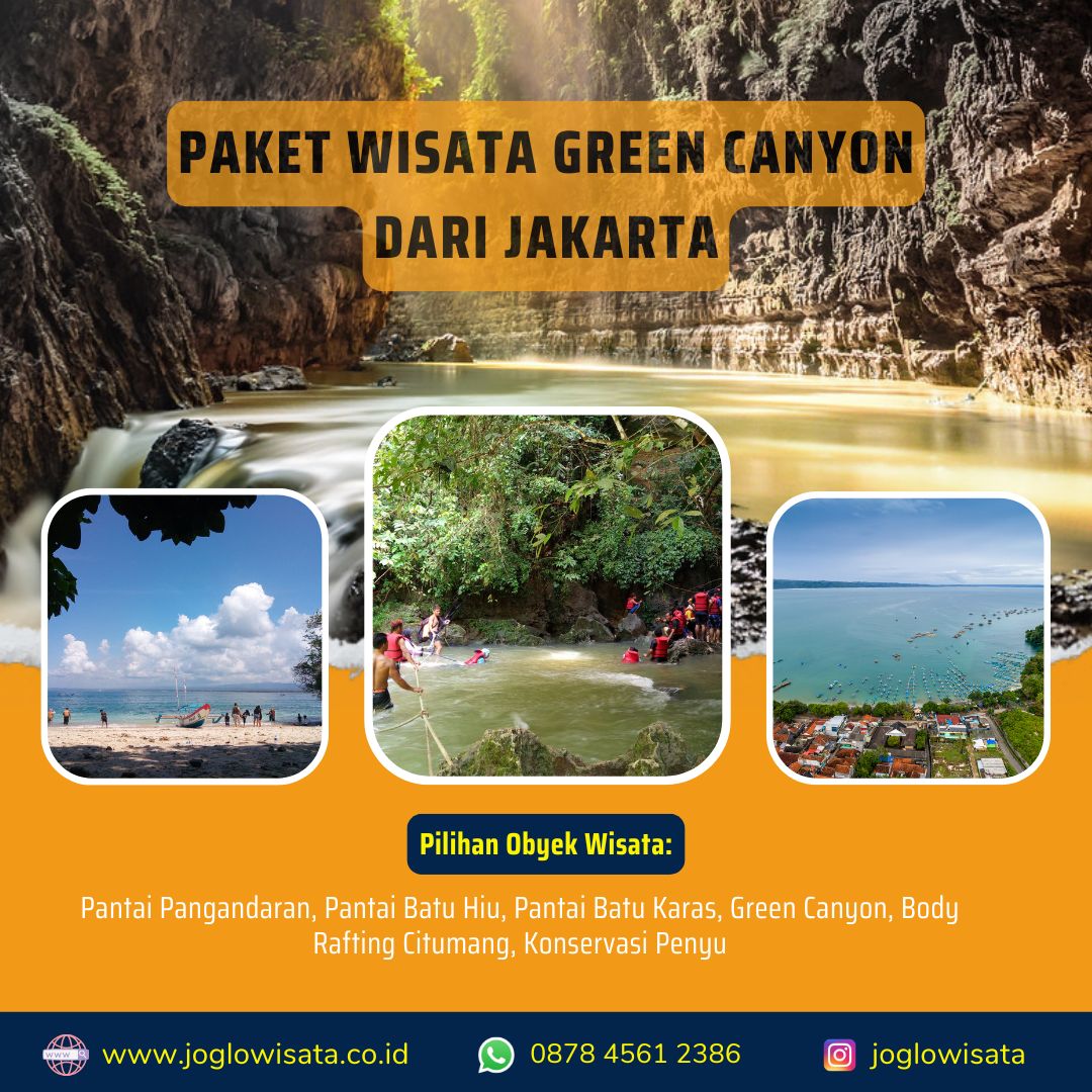 Paket Wisata Green Canyon dari Jakarta