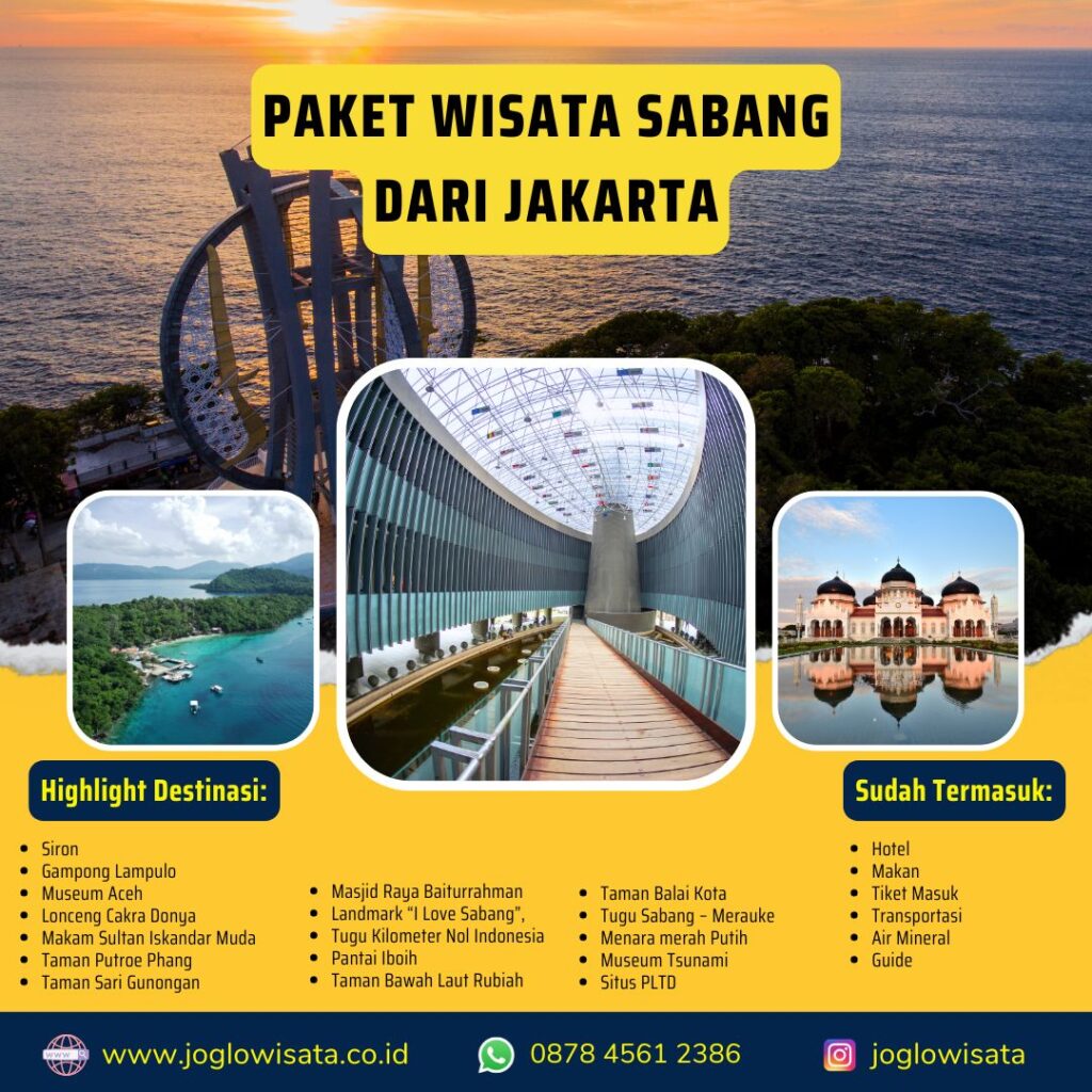 Paket Wisata Sabang dari Jakarta